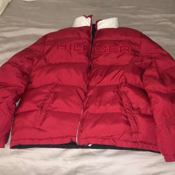 Men’s Tommy Hilfiger reversible puffed coat SIZE L - Picture 3 of 7